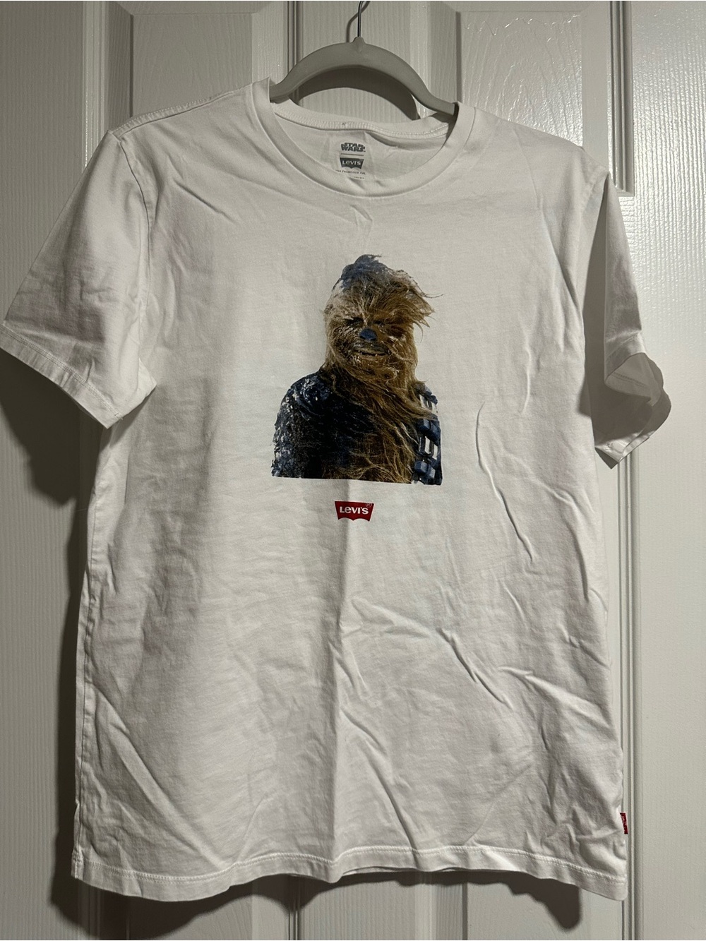 Levi's White Graphic Chewbacca T-Shirt Limited Release - Men Size M